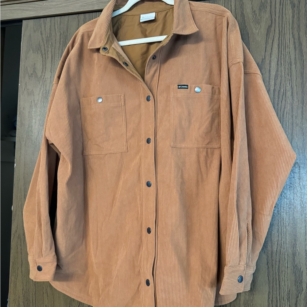 Columbia Tan Corduroy Shirt